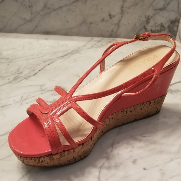 Prada Coral Sandals - Picture 1 of 7